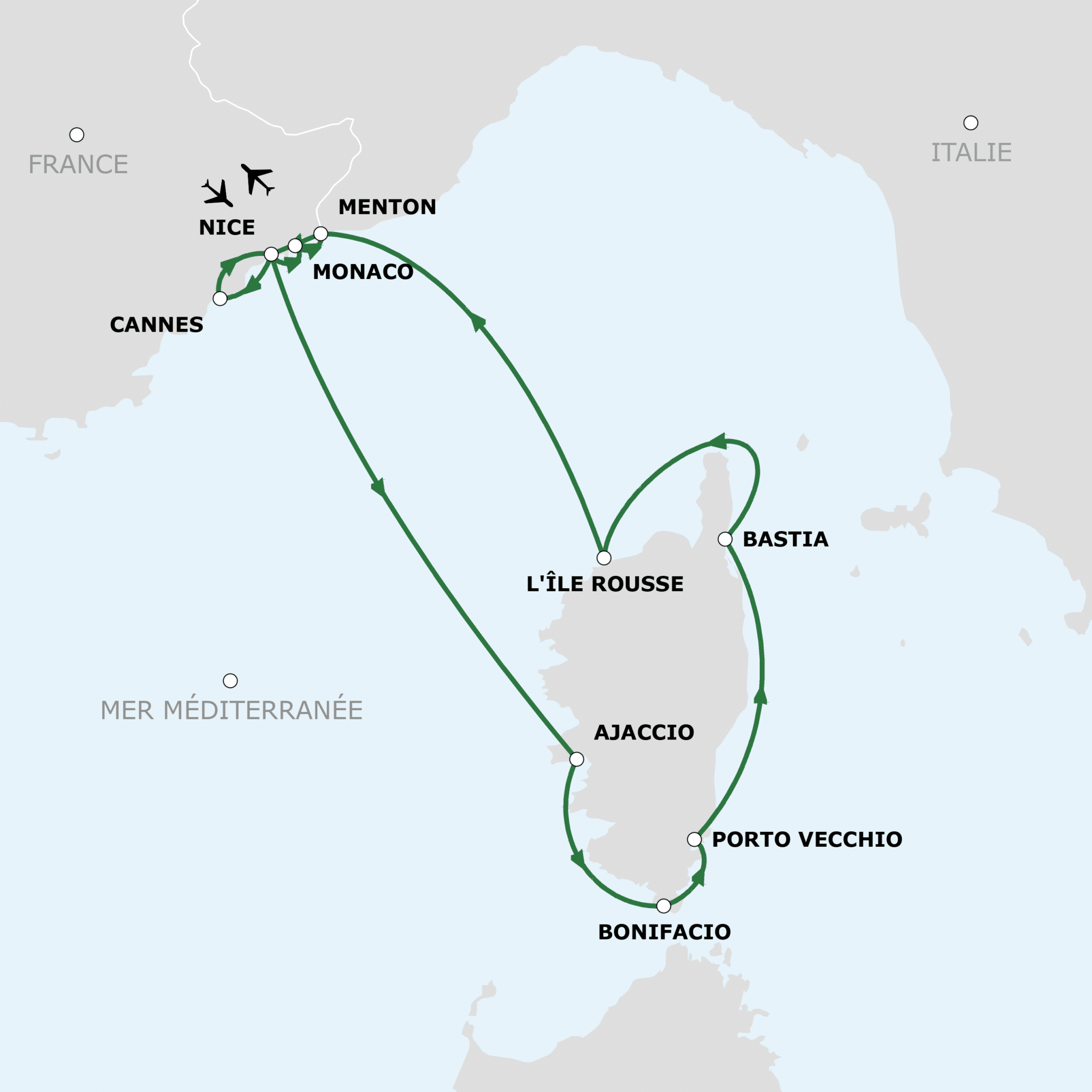 Itinéraire Voyage Côte d