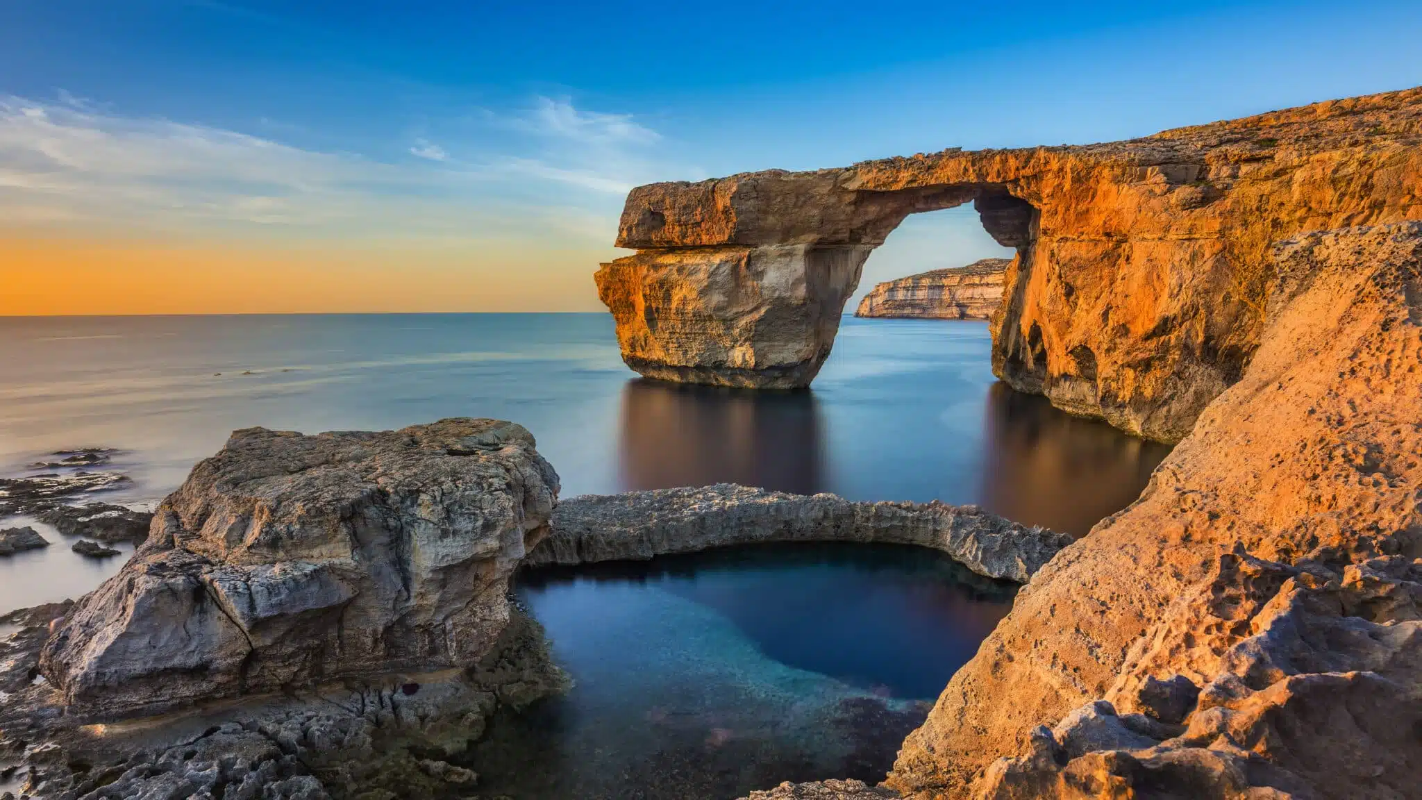 Fenêtre d'Azur sur l'île de Gozo
