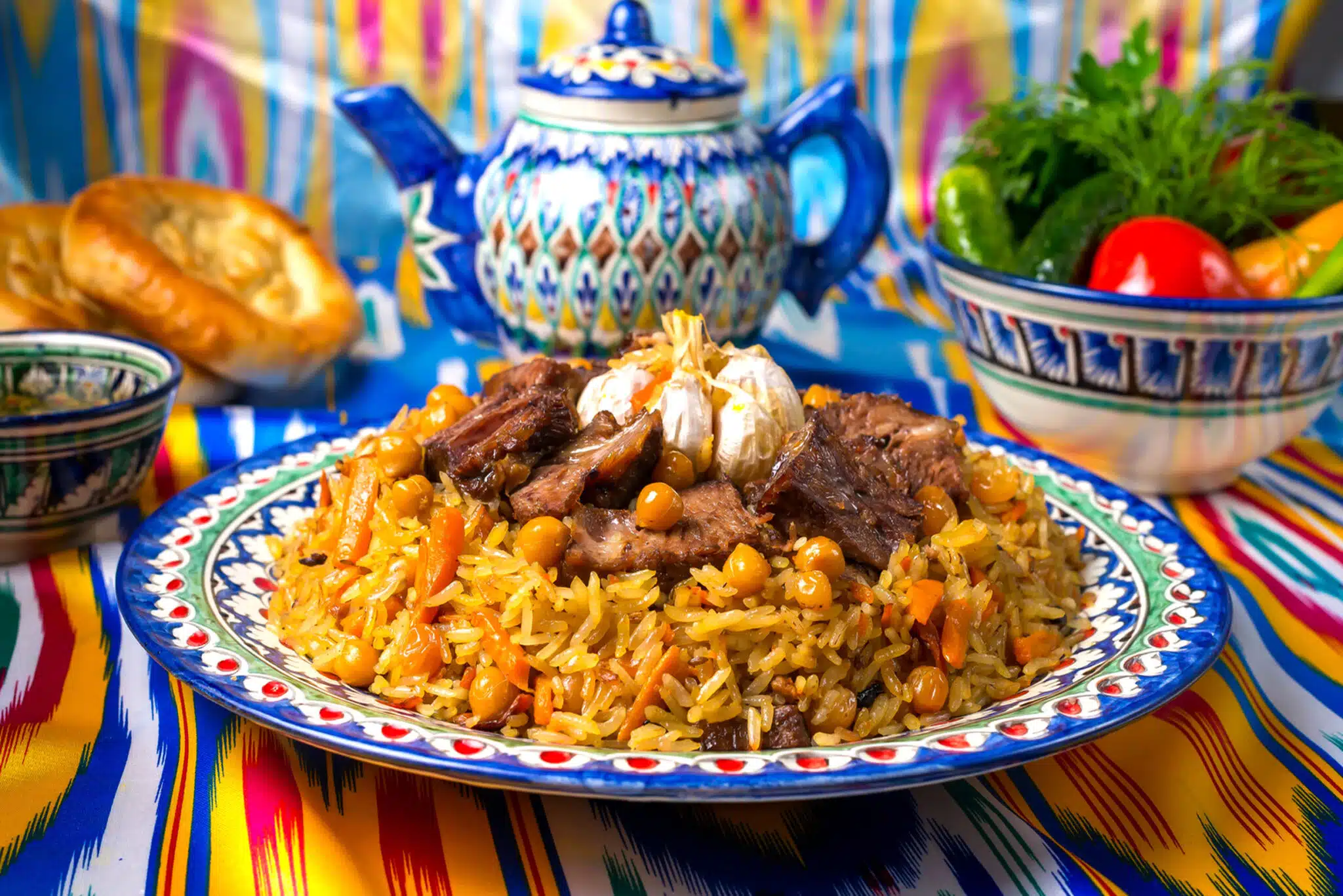 Pilaf de Bukhara, plat d'Ouzbékistan