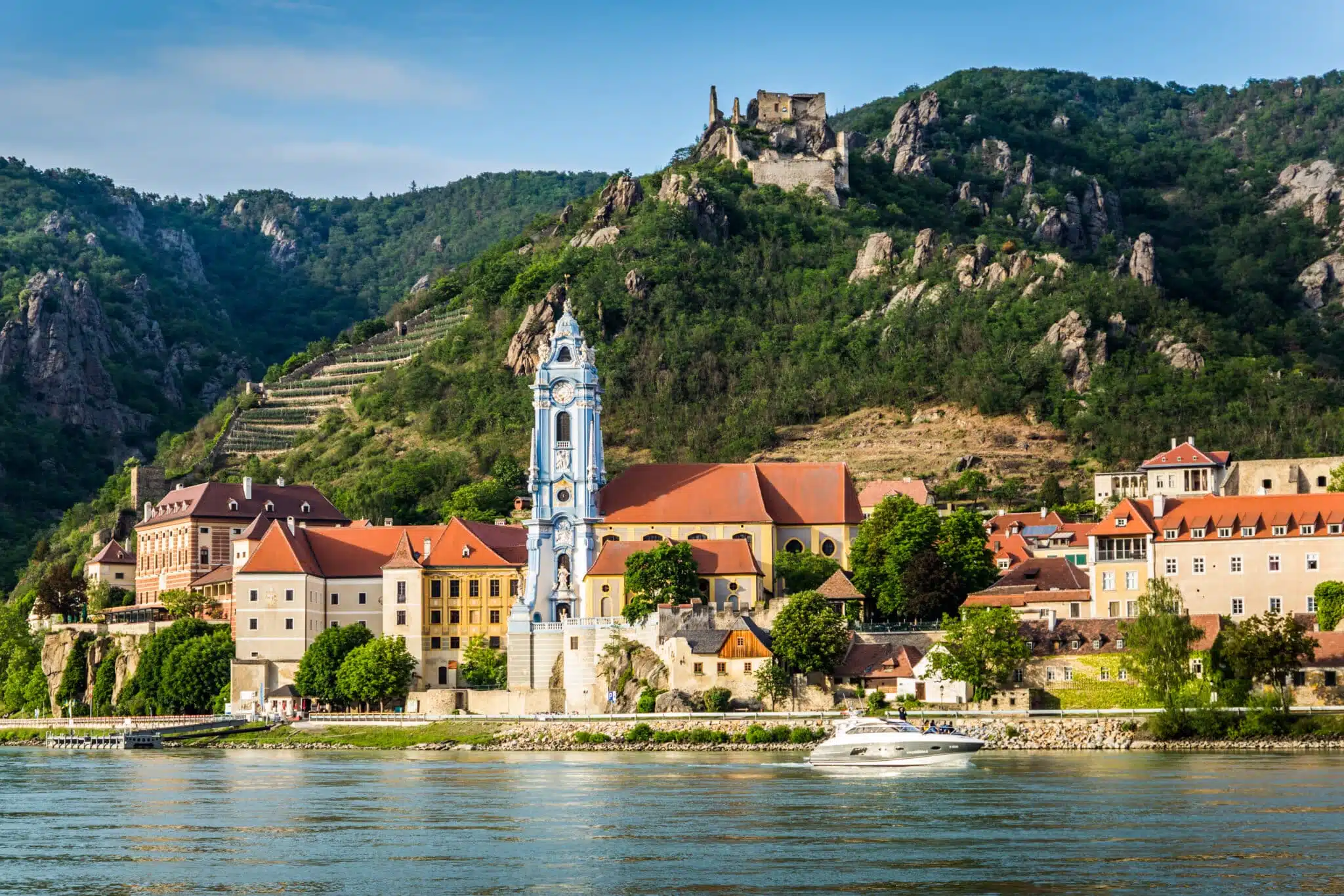 Durnstein sur le Danube dans la Vallée de Wachau
