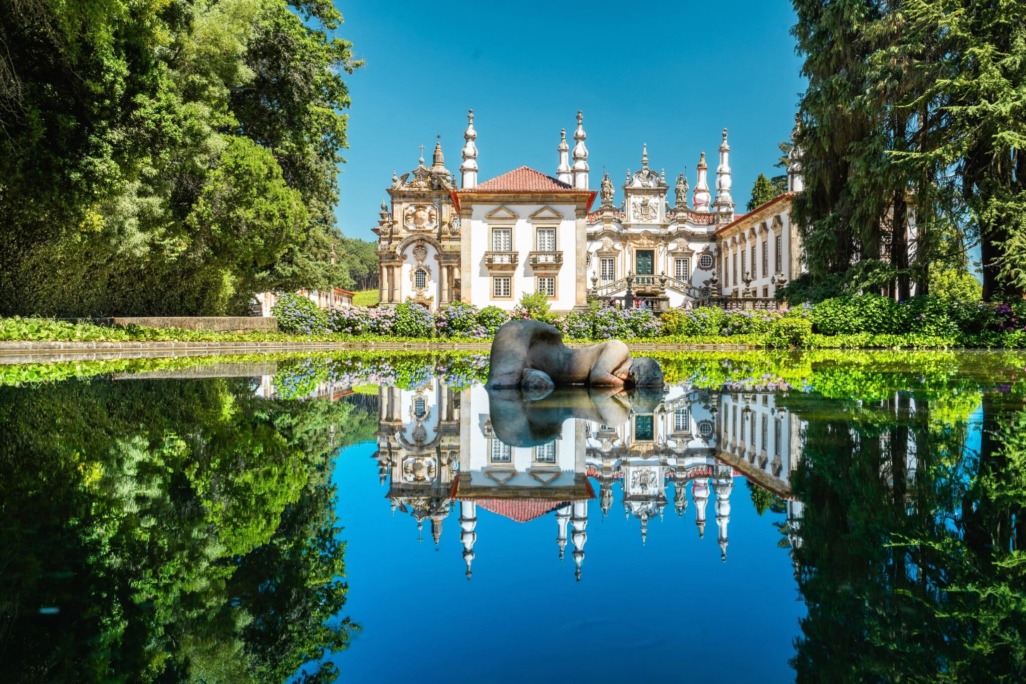 Palais de Mateus à Vila de Real au Portugal